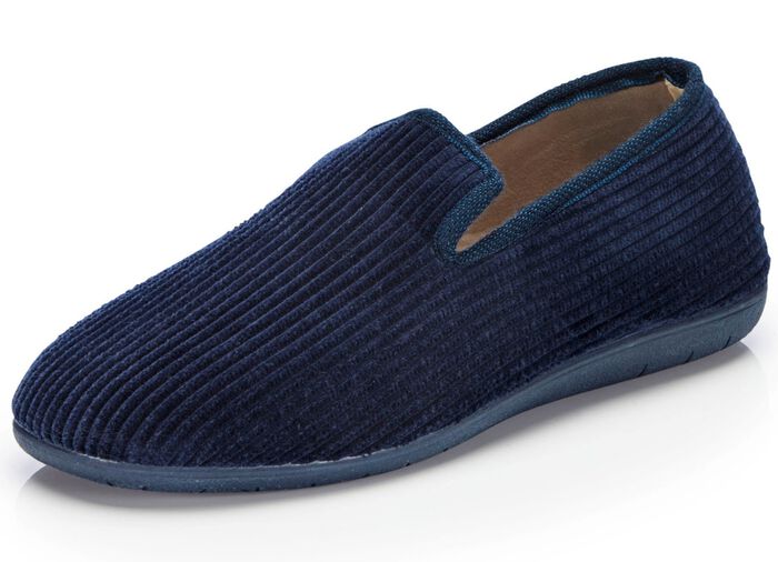 Pantoffels van textiel in corduroy-look 