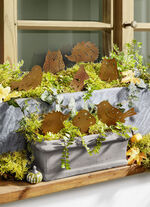 Decoratieve pluggen van geroest metaal, set van 8 