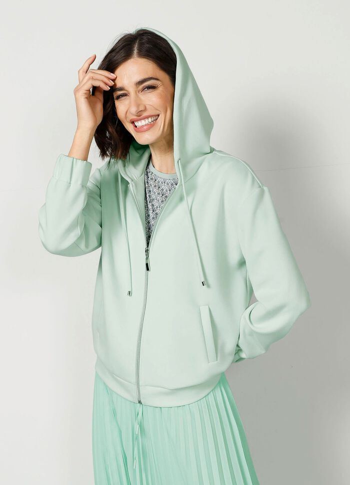 Sweatjack met capuchon 