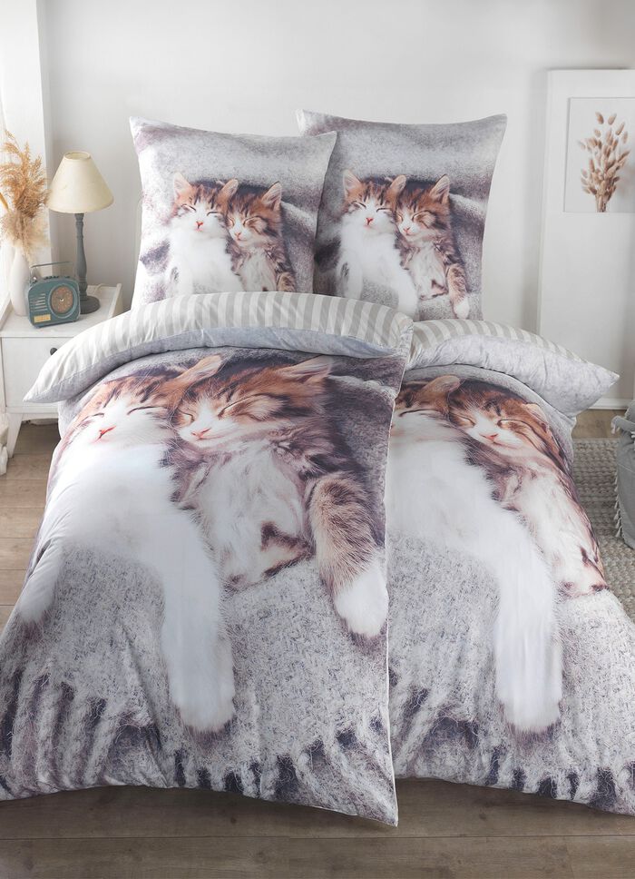 Microvezel beddengoedset met ritssluiting 