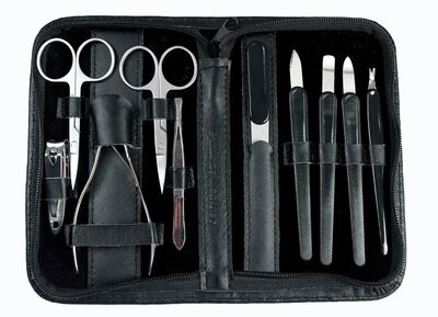 10-delige manicure- en pedicureset 
