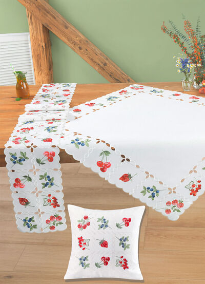 Vrolijke tafel- en kamerdecoratie 