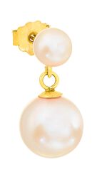 Oorknopjes met gekweekte zoetwaterparels 