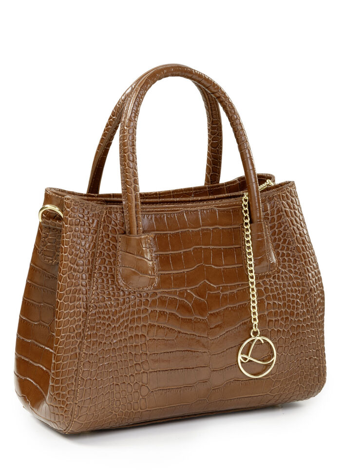 Laurina, tas, dames, met afneembare, verstelbare schouderband COGNAC