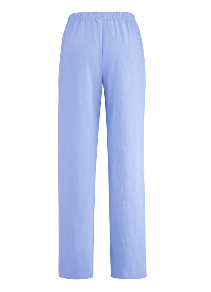 Broek met comfortabel wijd model TAUPE
