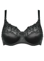 Naturana two-pack beugelbeha met tule borduursel op de voorkant 1X WEISS, 1X SCHWARZ