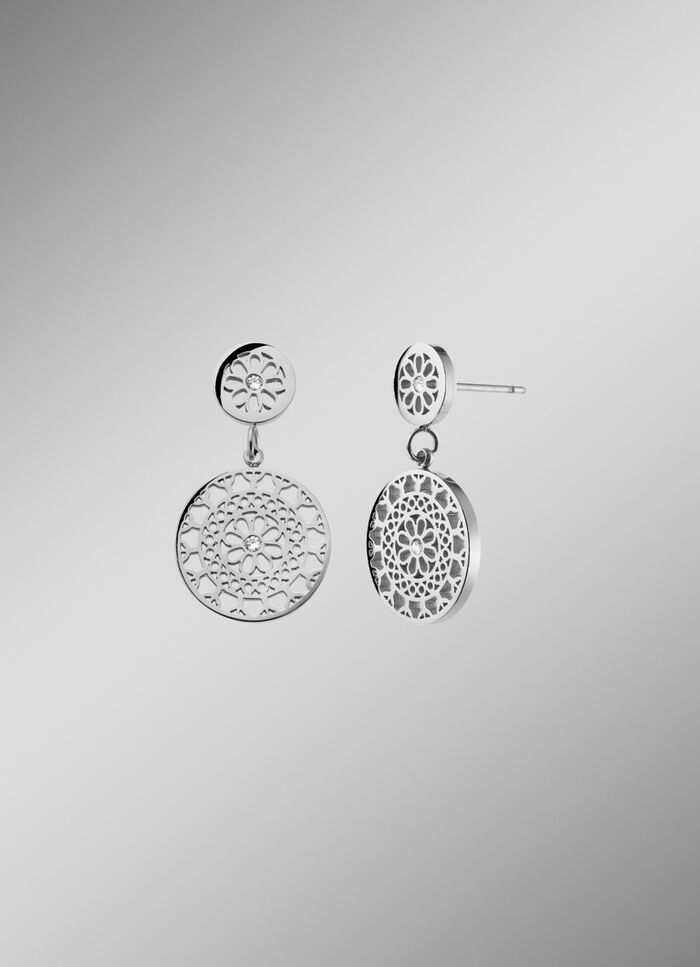Elegante oorbellen met kristallen voor elke dag 