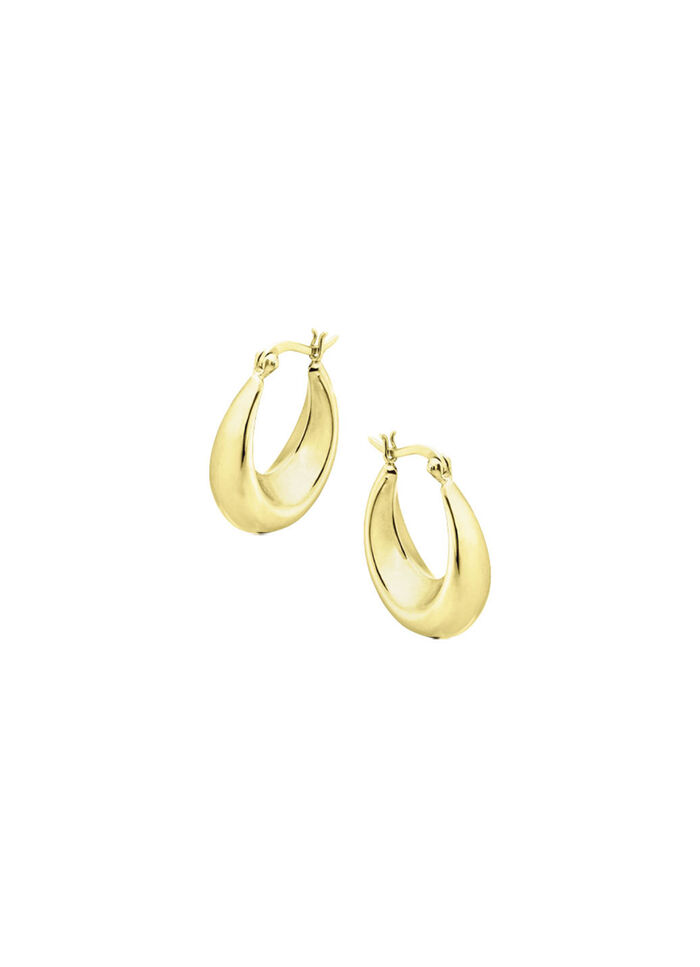 Oorringen zilver 925/- 