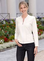 Blousejasje met opstaande kraag 