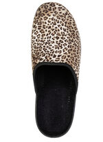 Trendy damespantoffels in luipaardlook BRAUN