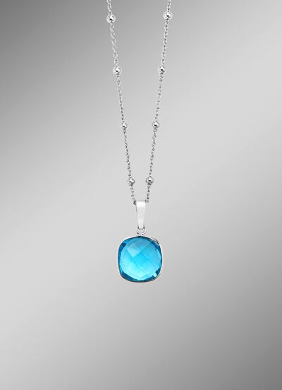 Stralende hanger met stijlvolle ketting 