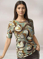 Shirt met all-over print 