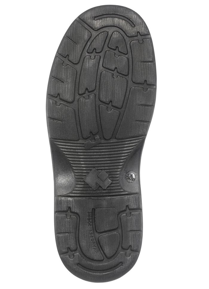 GINO GALANTE, gevoerde herenlaarzen, winterschoenen, met uitneembaar voetbed ZWART-BOURGOND