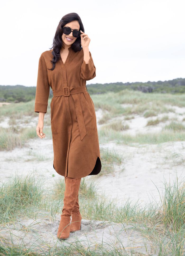 Jurk met strikceintuur 