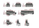 Elastische stoelhoes van Webana BRAUN