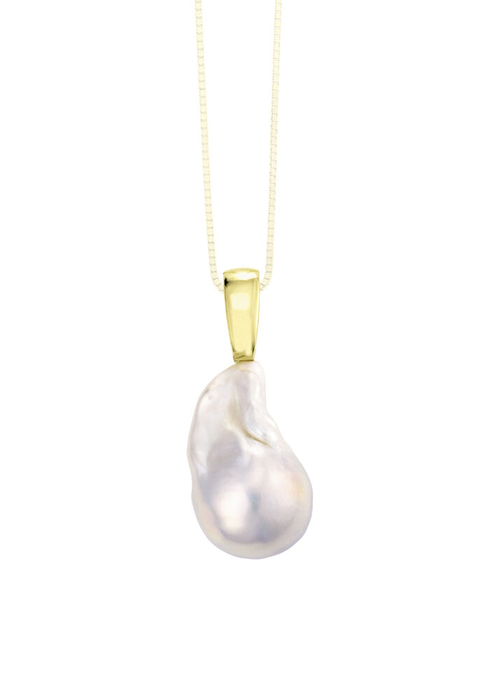 Unieke hanger met zoetwaterkweekparel 