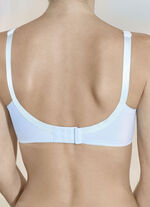 Beha met gevoerde kanten cups BLEU