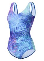 Schwab-badpak met kleurrijke print en volledige corsage 