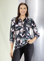 Poloshirt met korte knoopsluiting 