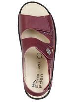 ELENA EDEN, comfortabele damessandalen, breedte H, met uitneembaar voetbed BORDEAUX