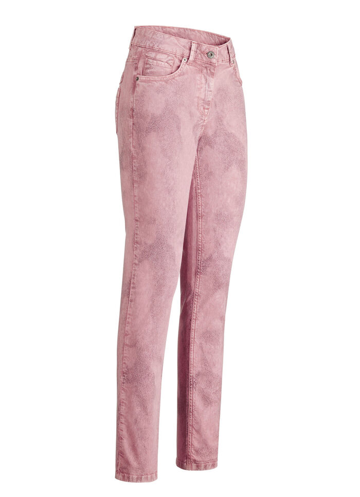 5-pocketbroek in abrikoos 