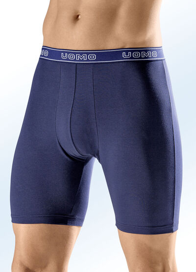 Set van vier lange broeken met elastische tailleband 