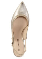 Peter Kaiser slingpumps met sprankelende strass-versiering GOLD