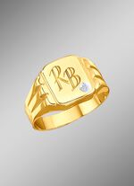 Herenring met diamant 