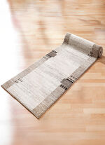Loper met gemêleerd effect in gewenste lengte BEIGE