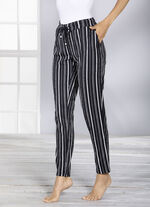 Broek met elastische tailleband 