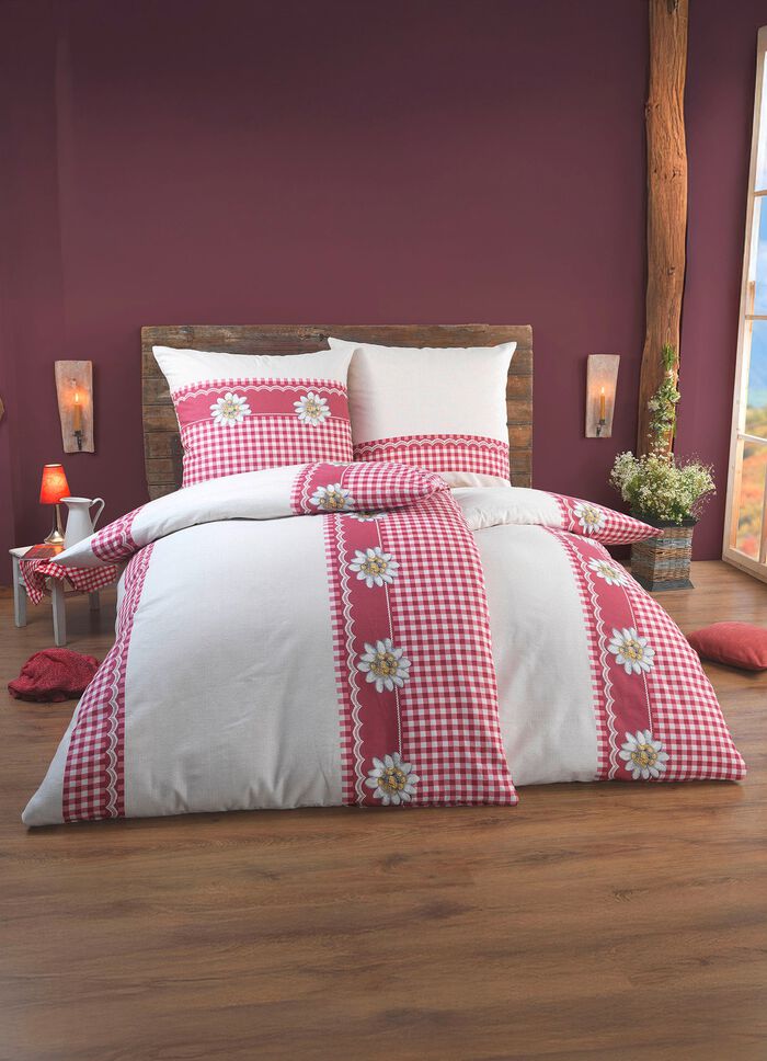 Dubbelzijdig bedrukt beddengoedset in landelijke stijl 