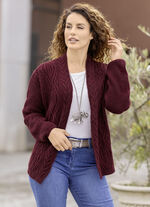 Cardigan met parelaccenten 