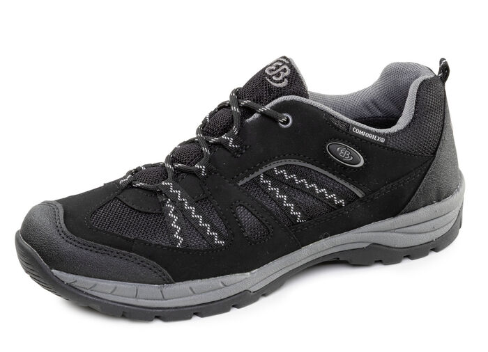 Ademende herensneakers met klimaatmembraan SCHWARZ-GRAU