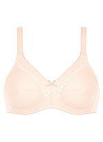 Naturana two-pack bh met decoratieve kanten band in de cups 1X ZARTAPRICOT, 1X WEISS