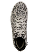 Trendy dameslaarzen, winterschoenen, breedte H, met rits SAND-GRAU