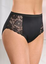 Set van vier slips met elastisch kant 