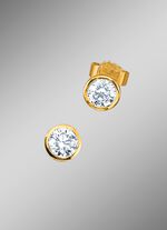 Voortreffelijke oorbellen met loepzuivere briljanten 