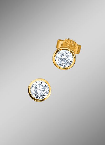 Voortreffelijke oorbellen met loepzuivere briljanten 