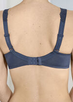 LingaDore beugelbeha met elastische kant INDIGOBLAUW
