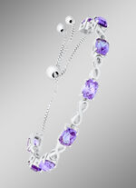 Elegante armband met echte amethist 