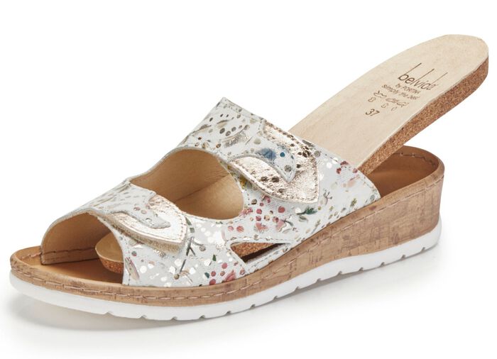 ELENA EDEN, comfortabele damesmuiltjes, breedte H, met uitneembaar voetbed 