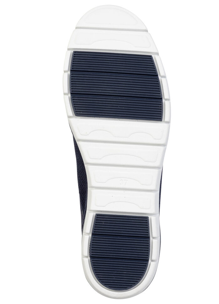 ELENA EDEN, comfortabele damessneakers, breedte H, met uitneembaar voetbed MARINE