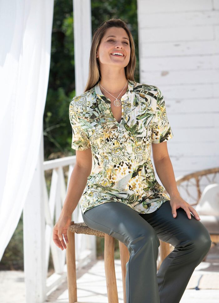 Shirttuniek met elastaan 