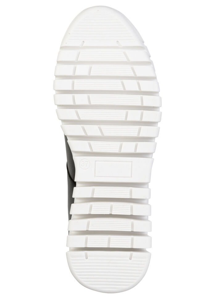 ELENA EDEN, stijlvolle damessneakers, breedte G, met uitneembaar voetbed SCHWARZ-ALTSILBER