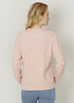 Pullover met effectgaren 