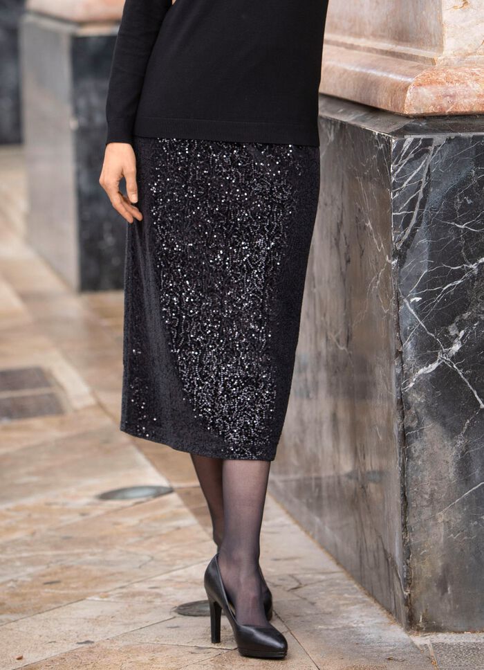 Rok met extravagante plooien 