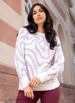 Trui met elegant glittereffect 