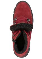 ELENA EDEN, warme dameslaarzen, winterschoenen, breedte H, met uitneembaar voetbed ROBIJNROOD