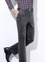 Corduroy broek met elastische tailleband in 3 kleuren GRAFIET