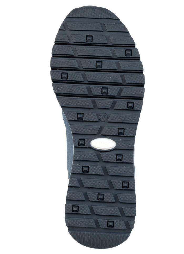 ELENA EDEN, chique damessneakers, breedte G, met uitneembaar voetbed JEANS-BUNT